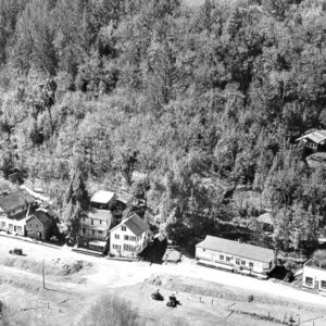 Beautiful Aerial View of Downtown Cazadero 1933