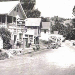 Downtown Cazadero in 1948