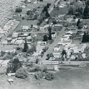 Aerial View of Downtown Forestville, Circa 1970