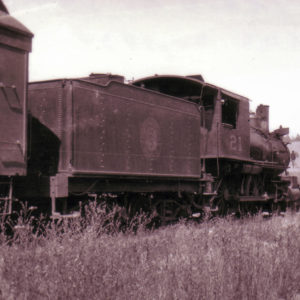 North Western Pacific #21 Steamer in Duncan's Mills, Circa 1934