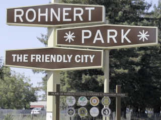 Rohnert Park CA City Sign