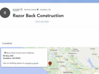 Razor Back Construction and Septic System Installation